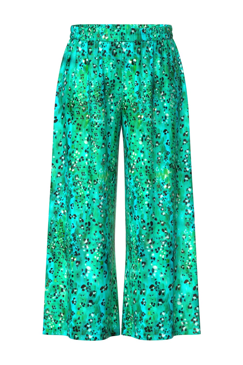 

Ulla Popken Штаны свободного кроя в зеленом цвете, травяной зеленый