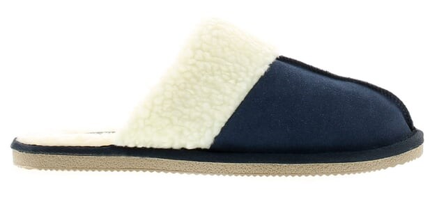 Arianna кожаные женские тапочки темно-синие Hush Puppies, синий — фото 2
