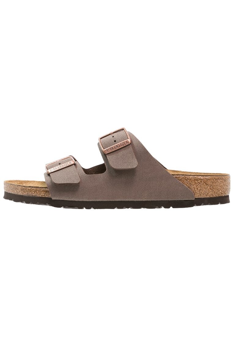 Шлепанцы женские Birkenstock из экокожи, мокко