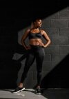 

Удлиненный бюстгальтер ACTIVE SPORTS EMBOSSED STRAPPY BACK REGULAR FIT Next, черный