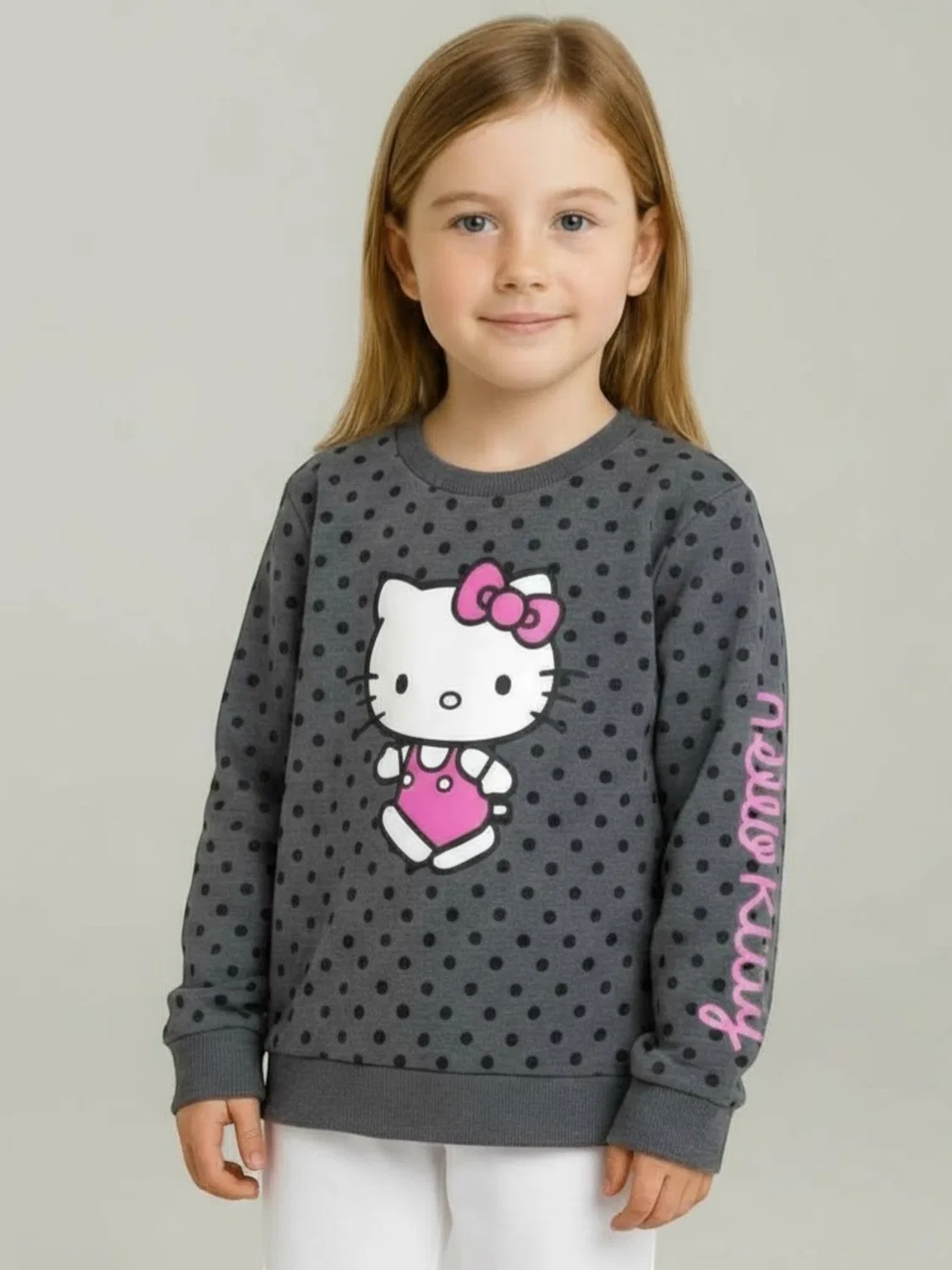 Толстовка Hello Kitty, Dark Grey — фото 3