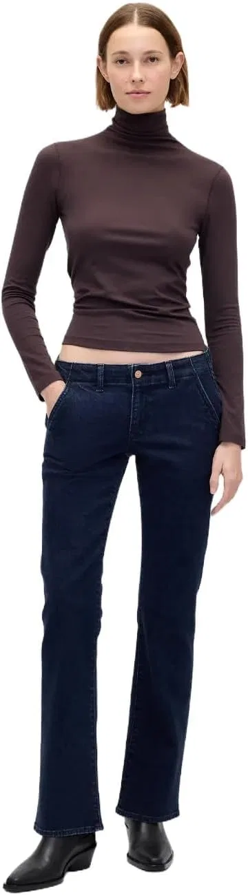 Джинсы Gap Women's Low Rise Long and Lean, Dark Rinse