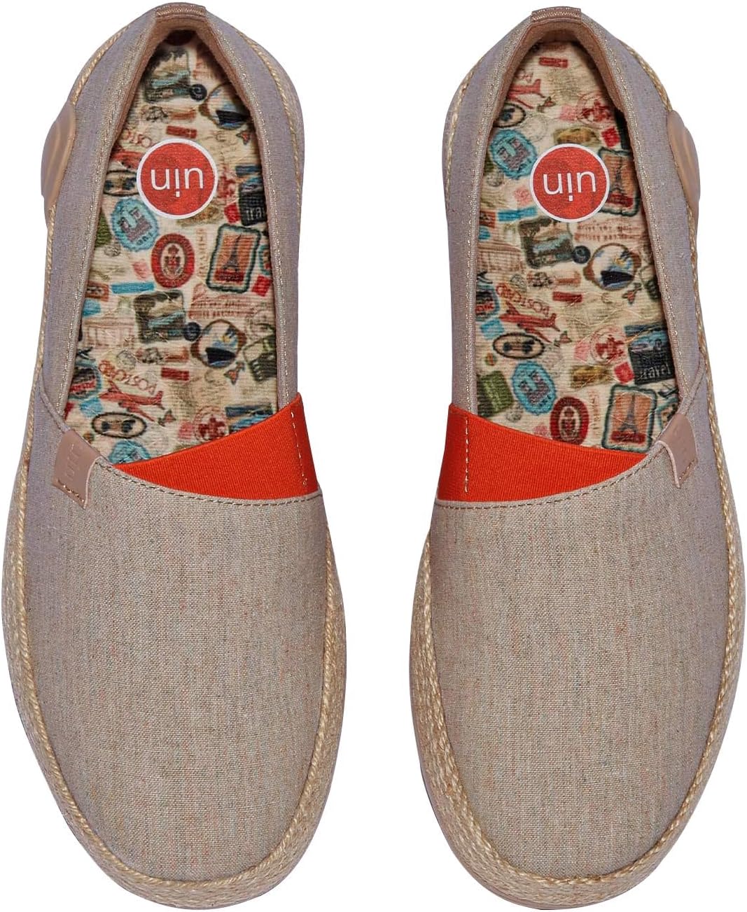 

Мужские эспадрильи UIN Slip Ons- легкие прогулочные повседневные лоферы, удобные, с ручной росписью, серия Marbella, хаки