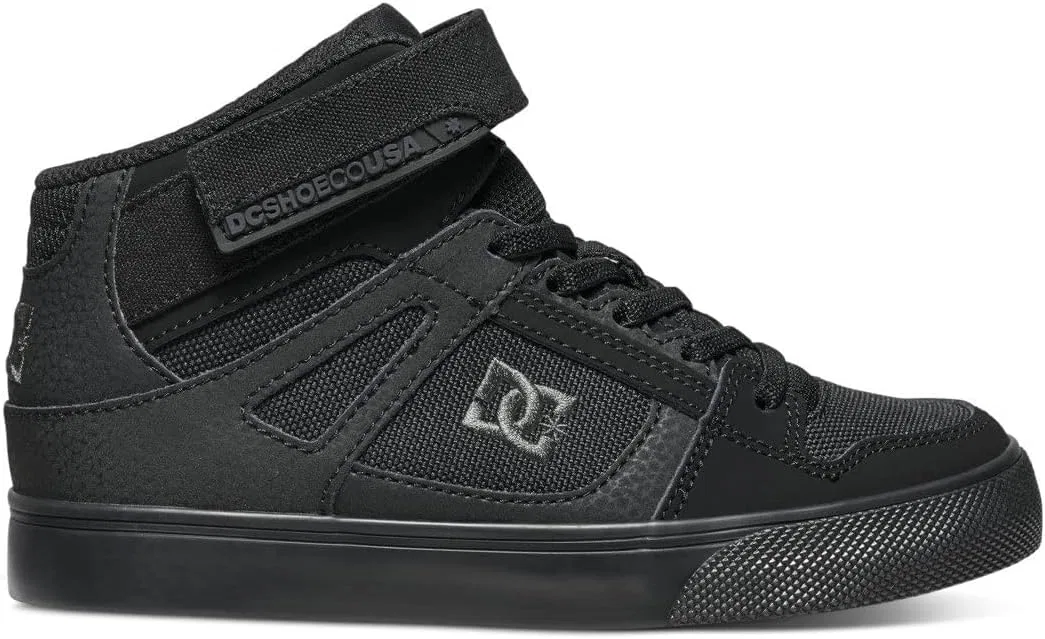 Кроссовки DC Pure Hi Top Ev, детские, черные — фото 2