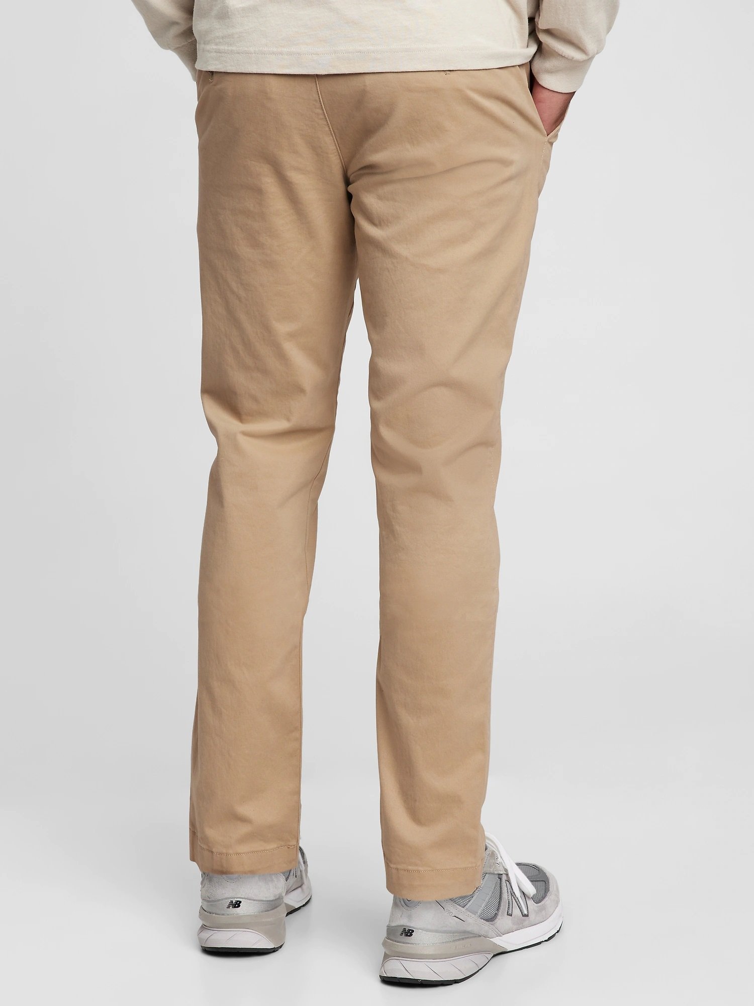 Брюки Gapflex Essential Khaki Slim Fit Gap, ICONIC_KHAKI — фото 2