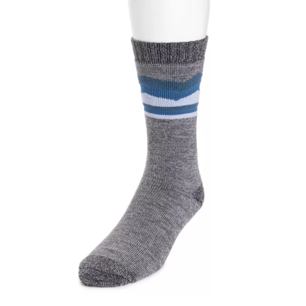 

Мужские носки в полоску Muk Luks, цвет turquoise mountain