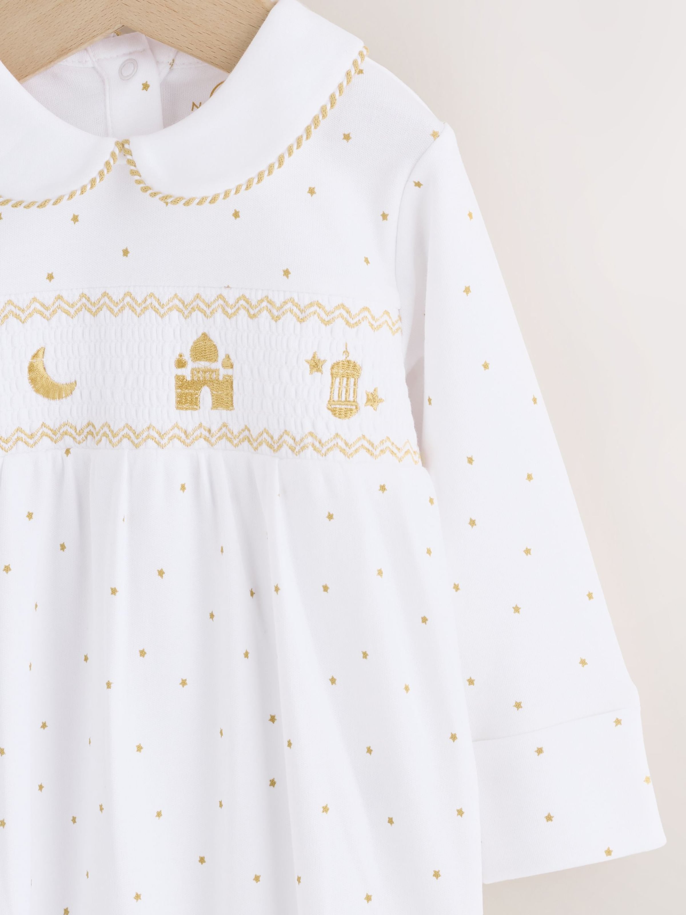 Next Комбинезон/Боди 'Eid' в белом цвете — фото 3