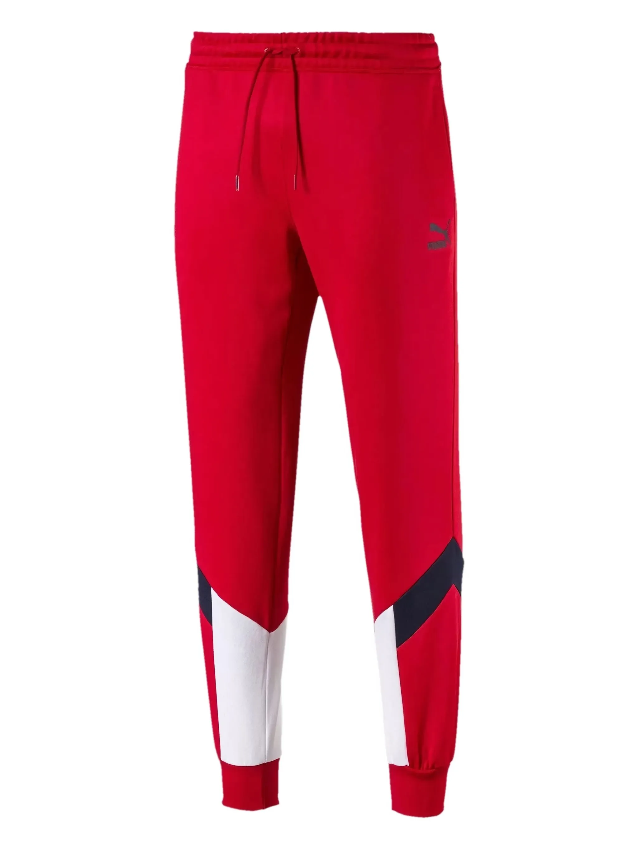 

Спортивные брюки Iconic MCS в стиле колор-блок Puma, красный