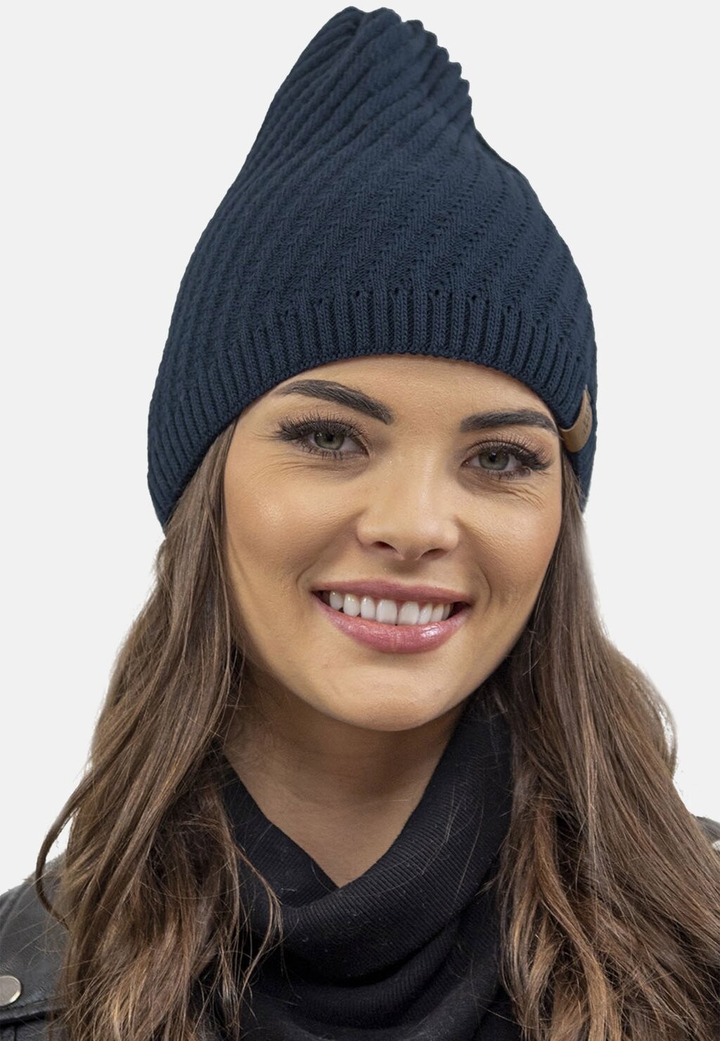 

Снуд 7017 BEANIE AND SCARF SET Vivisence, темно-синий