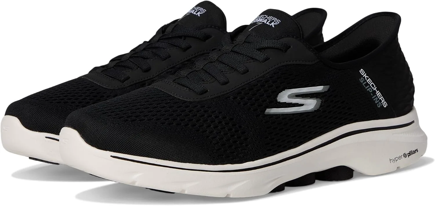 Женские кроссовки Skechers REGGAE SLIM - просто растягивающиеся, черно-белый — фото 2