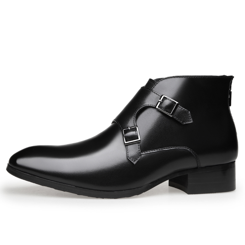 

Черные мужские ботинки LUOMAIKE, Черный, Черные мужские ботинки LUOMAIKE