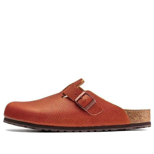 

Тапочки boston horween embossed natural horween leather 'ginger brown' Birkenstock, коричневый