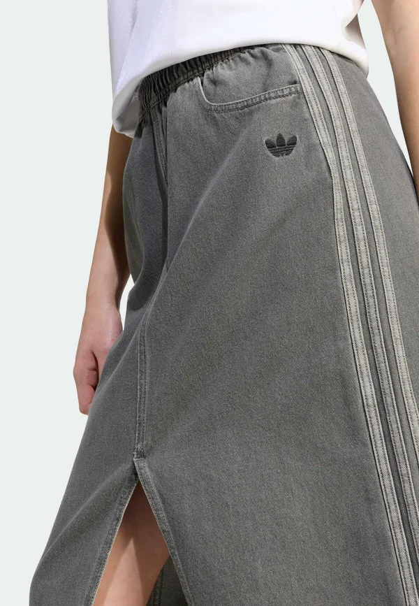 Джинсовая юбка Adidas Originals, Grey Denim — фото 4