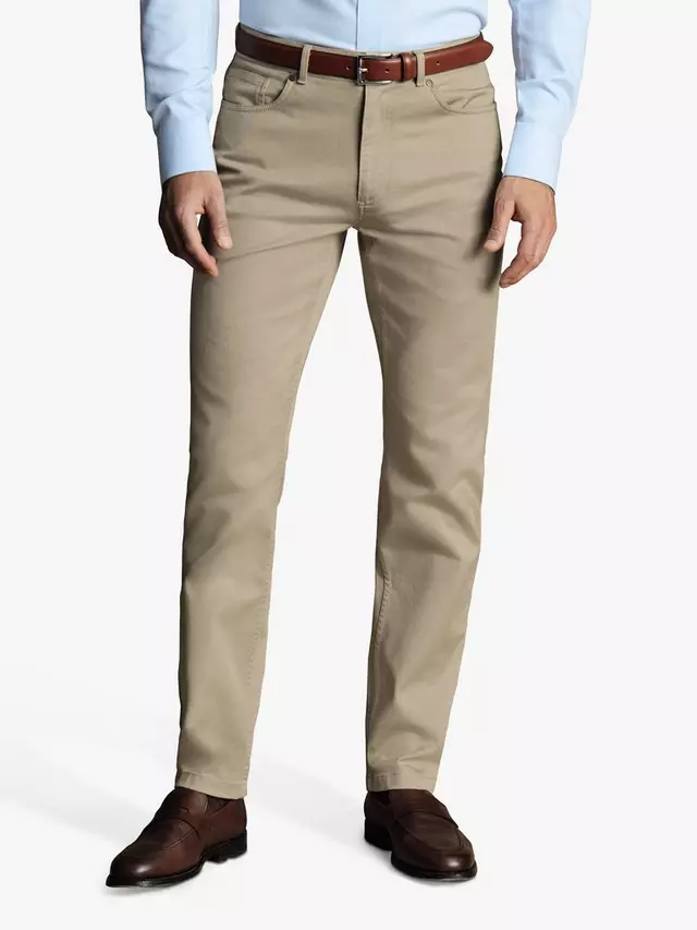 

Джинсы Charles Tyrwhitt Classic Fit 5 Pocket Twill, цвет stone