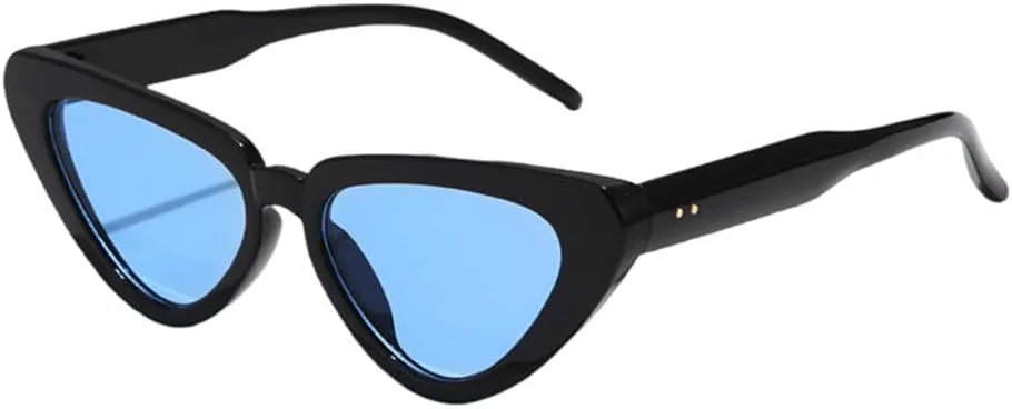 

Солнцезащитные очки LVTFCO «Кошачий глаз», маленькие солнцезащитные очки «Кошачий глаз» для женщин, конфетные цвета, градиентные оттенки, женские очки, Blue