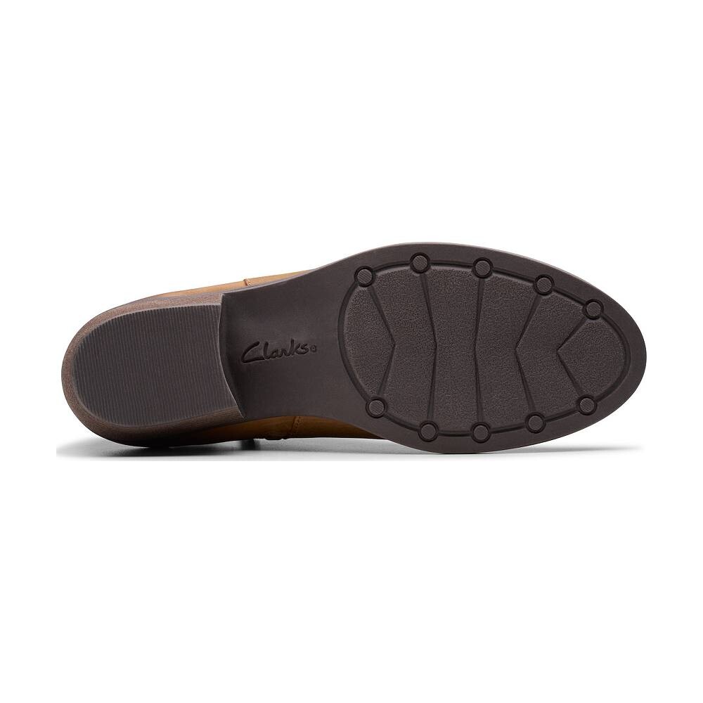 Женские ботильоны Clarks Charlten Rae с пряжками, черный — фото 4