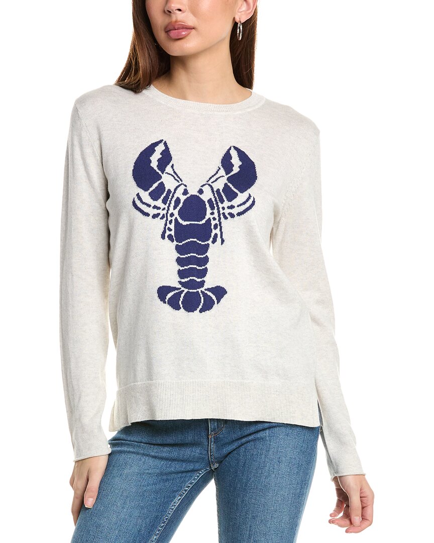 

Свитер Hannah Rose Lobster Intarsia из смеси кашемира