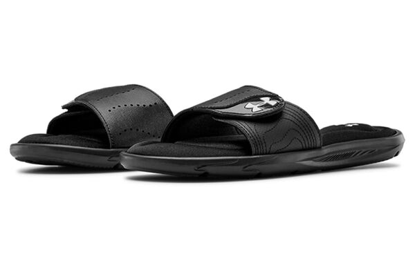 Тапочки ignite 9 slide 'black' Under Armour, черный — фото 3