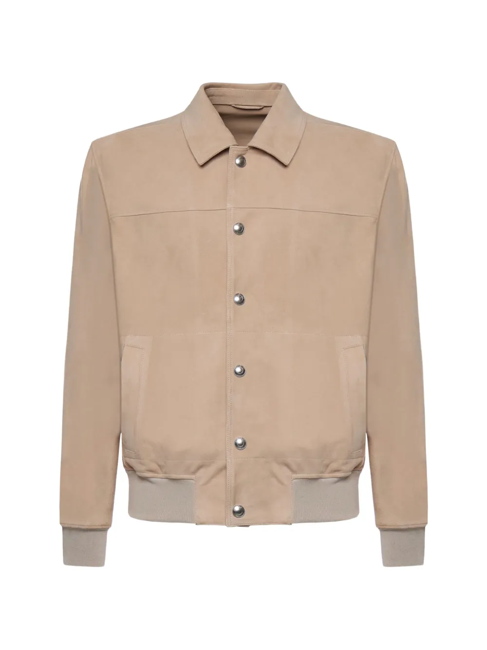 

Замшевая куртка на пуговицах Eleventy, бежевый