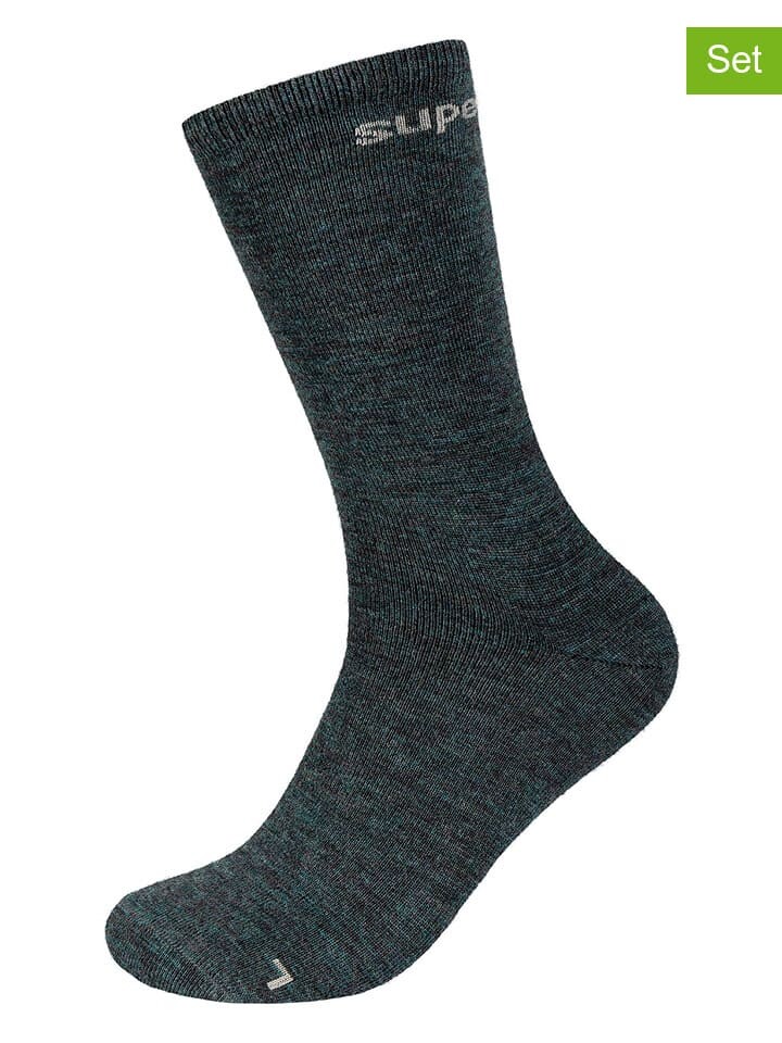 

Носки super.natural 2er-Set: Socken All Day, цвет Schwarz/Grün