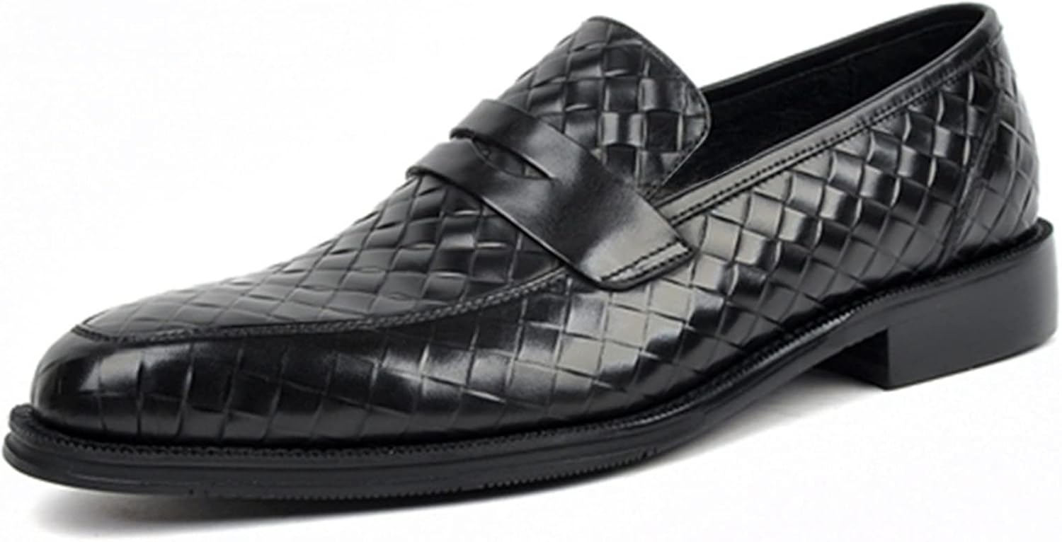 

Мужские слипоны CHUUMEE Мужские деловые повседневные кожаные туфли, черный