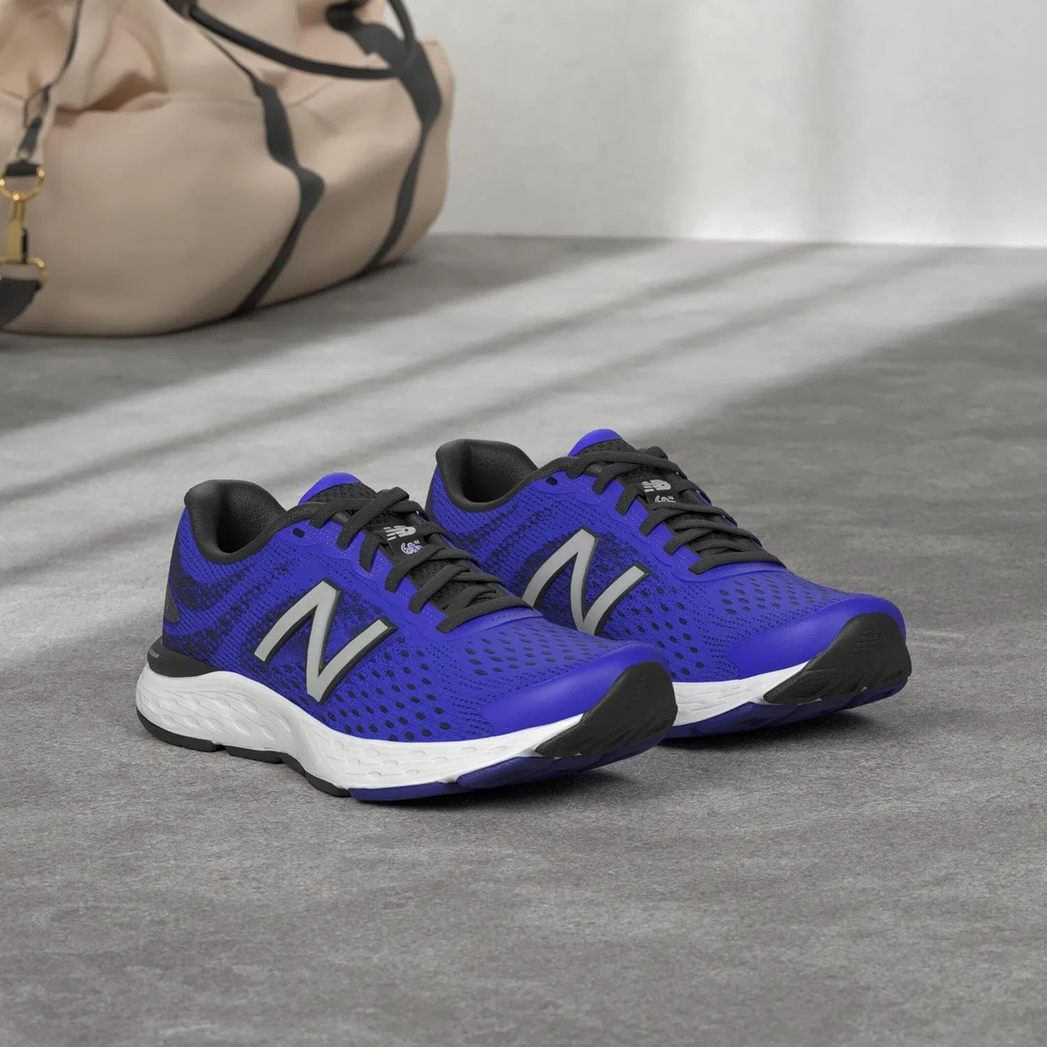 Мужские беговые кроссовки New Balance 680v6, Blue — фото 2