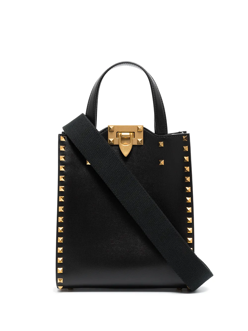 

Маленькая сумка-тоут Rockstud VALENTINO GARAVANI, черный