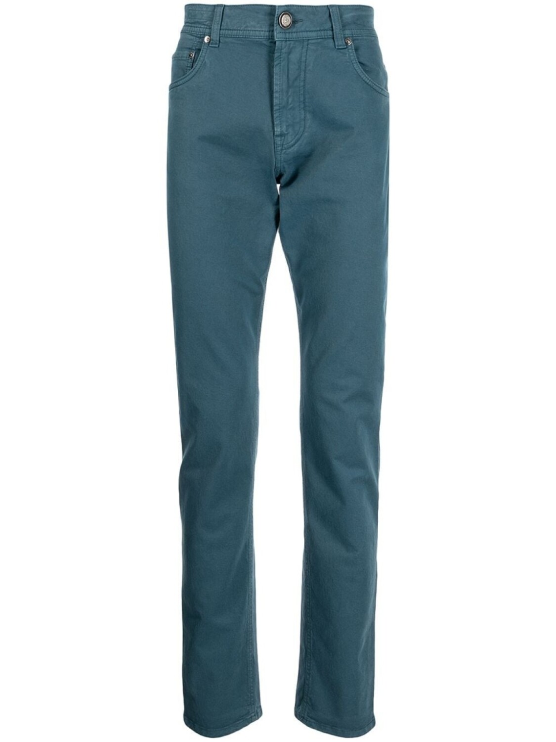 

Corneliani зауженные брюки с завышенной талией, синий