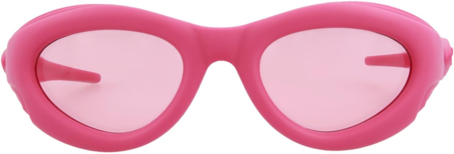 

Солнцезащитные очки Bottega Veneta круглой/овальной формы, розовые, розовые, розовые, роскошные, изготовлены в Италии, оправа, изготовленная методом литья под давлением, дизайнерская мода для повседневной роскоши