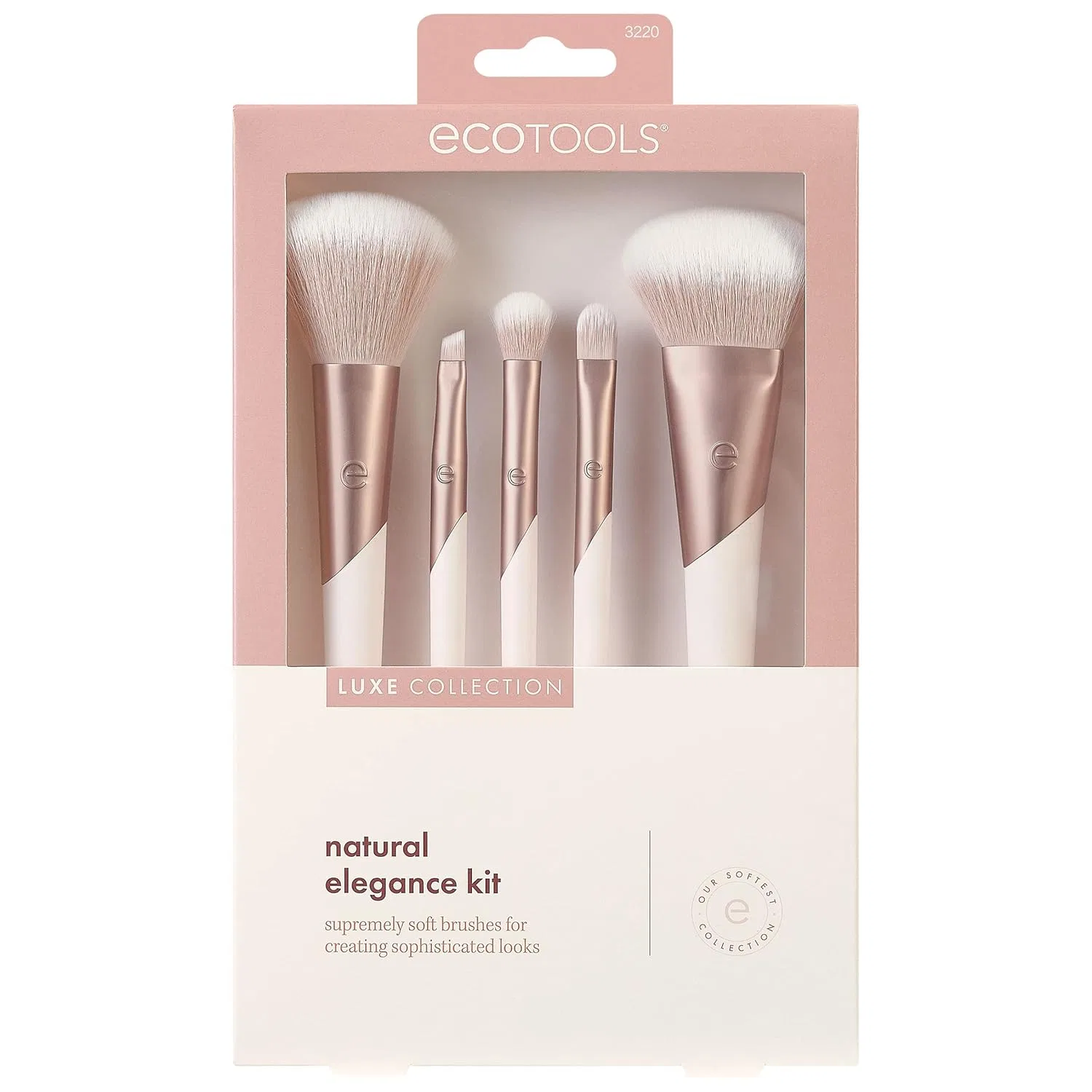 Набор кистей для макияжа «Luxe Natural Elegance» от EcoTools (5 шт.) Ecotools — фото 2