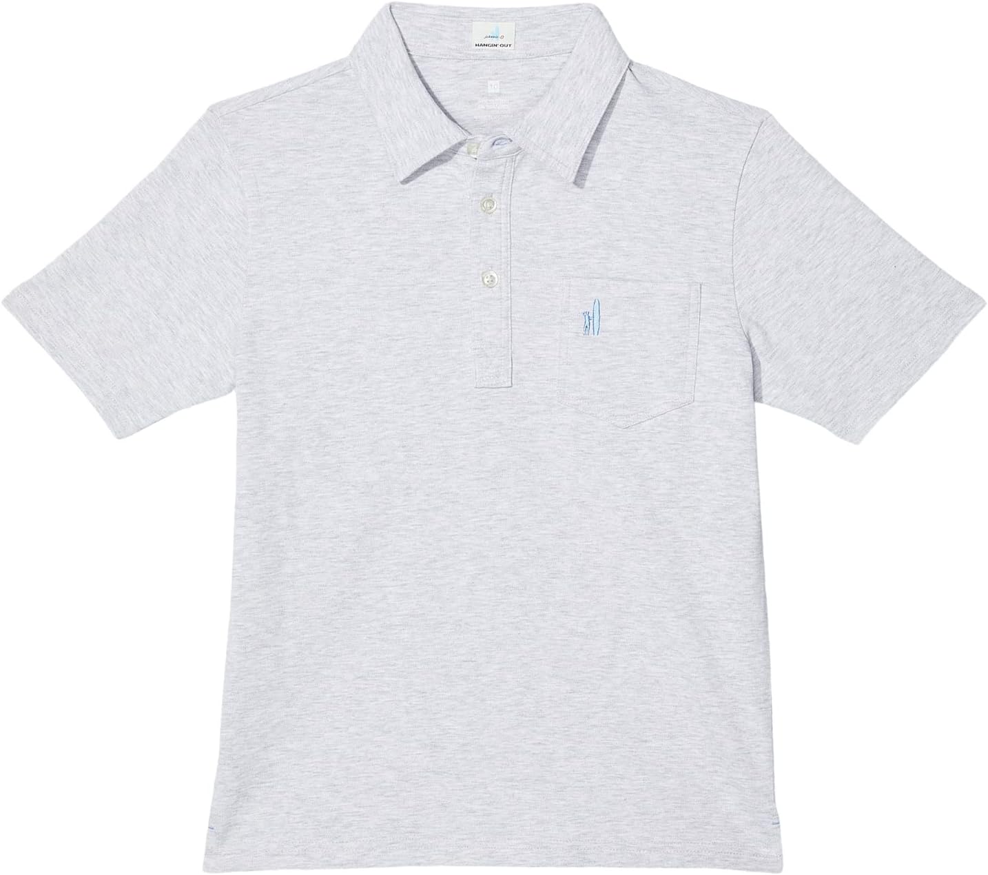 

Футболка johnnie-O Kids OG Pique Polo (Little Kids/Big Kids), цвет Heather Gray