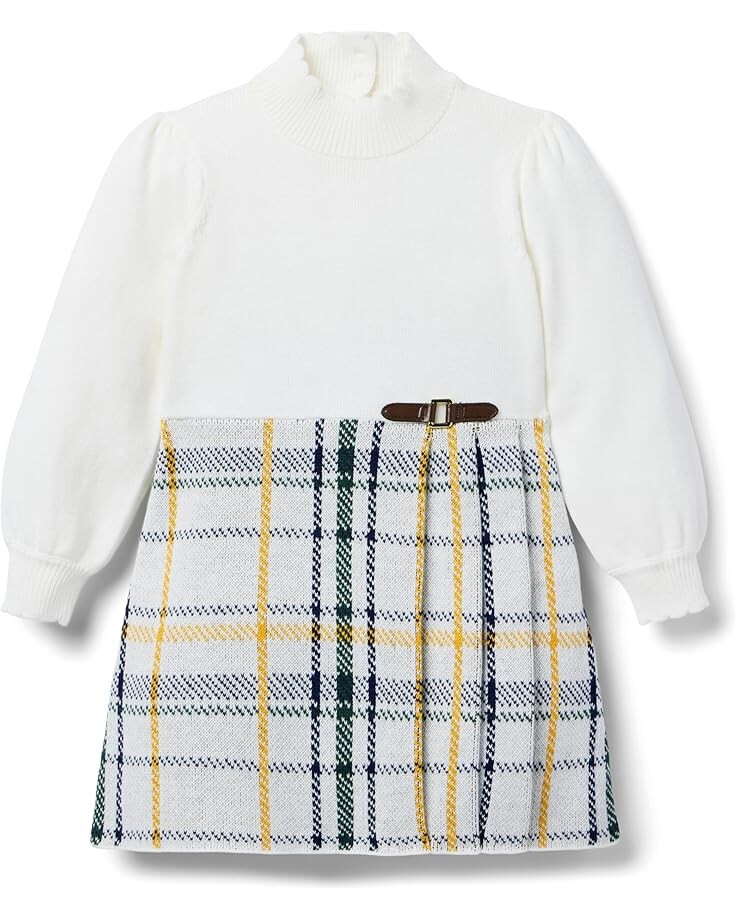 

Платье Janie and Jack Plaid Sweater Dress, разноцветный