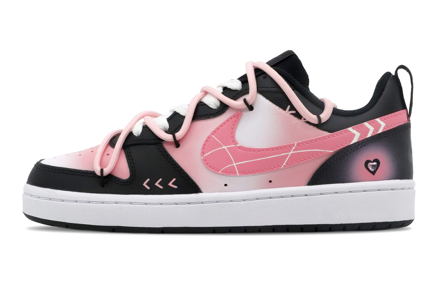

Кроссовки Nike Court Borough Skateboard Shoes Women's Low-Top Pink, Черный, Кроссовки Nike Court Borough Skateboard Shoes Women's Low-Top Pink