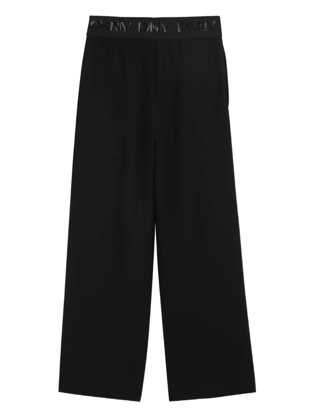 Брюки с поясом-резинкой с логотипом Dkny Kids, черный — фото 2