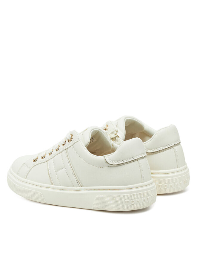 Кроссовки Tommy Hilfiger Low Cut Lace-Up Sneaker T3A9-33745-1439 S, белый — фото 3