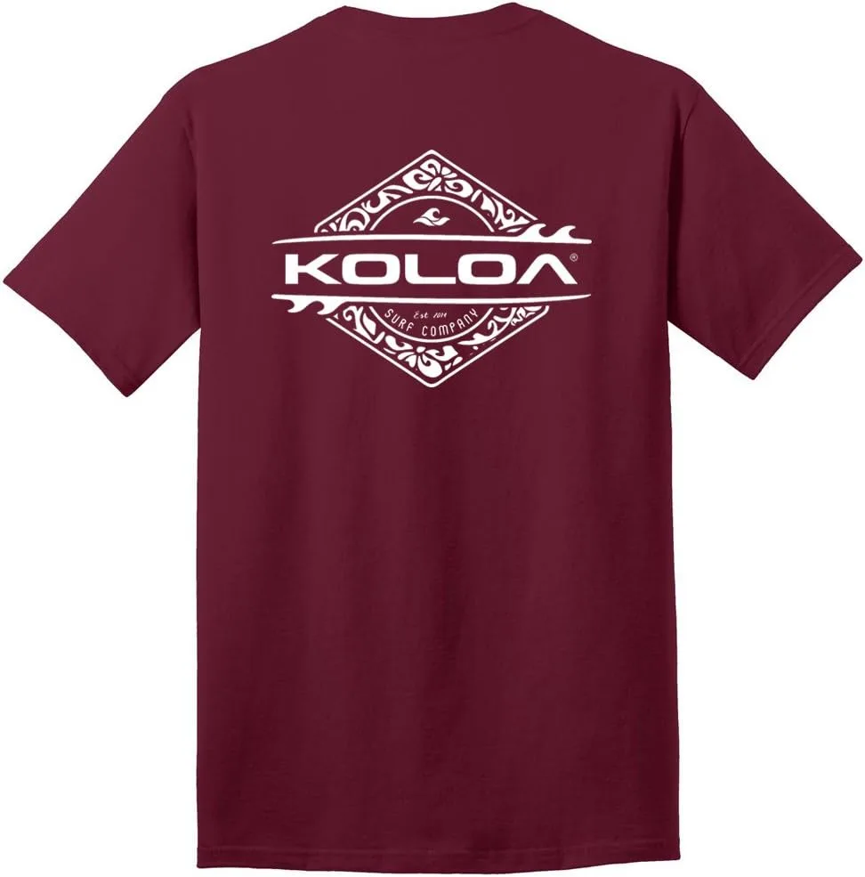 

Футболка Koloa Surf Diamond Thruster Surfboards Logo Cotton в размерах Reg, Big и Tall Joe's USA