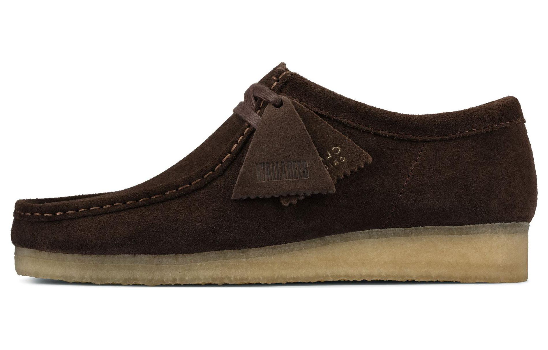 

Clarks Ботинки Wallabee от Originals, темно-коричневая замша