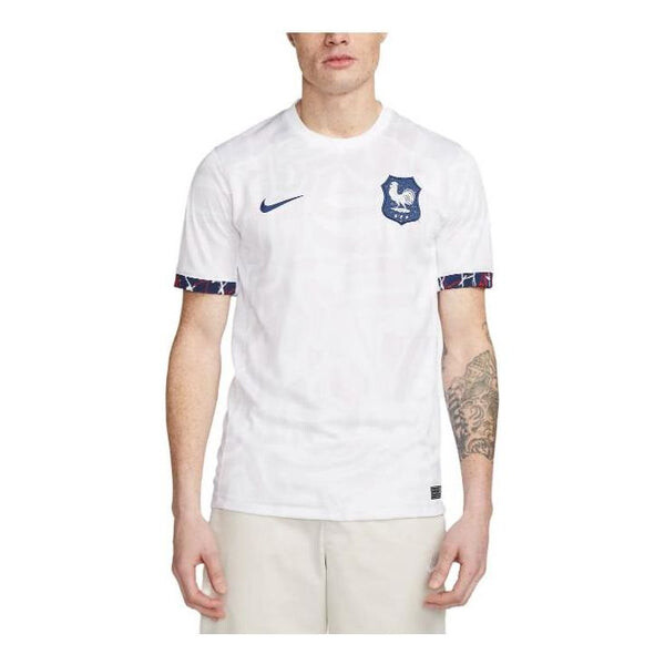 

Футболка dri fit fff 2023 стадион выездные футбольные майки Nike, белый