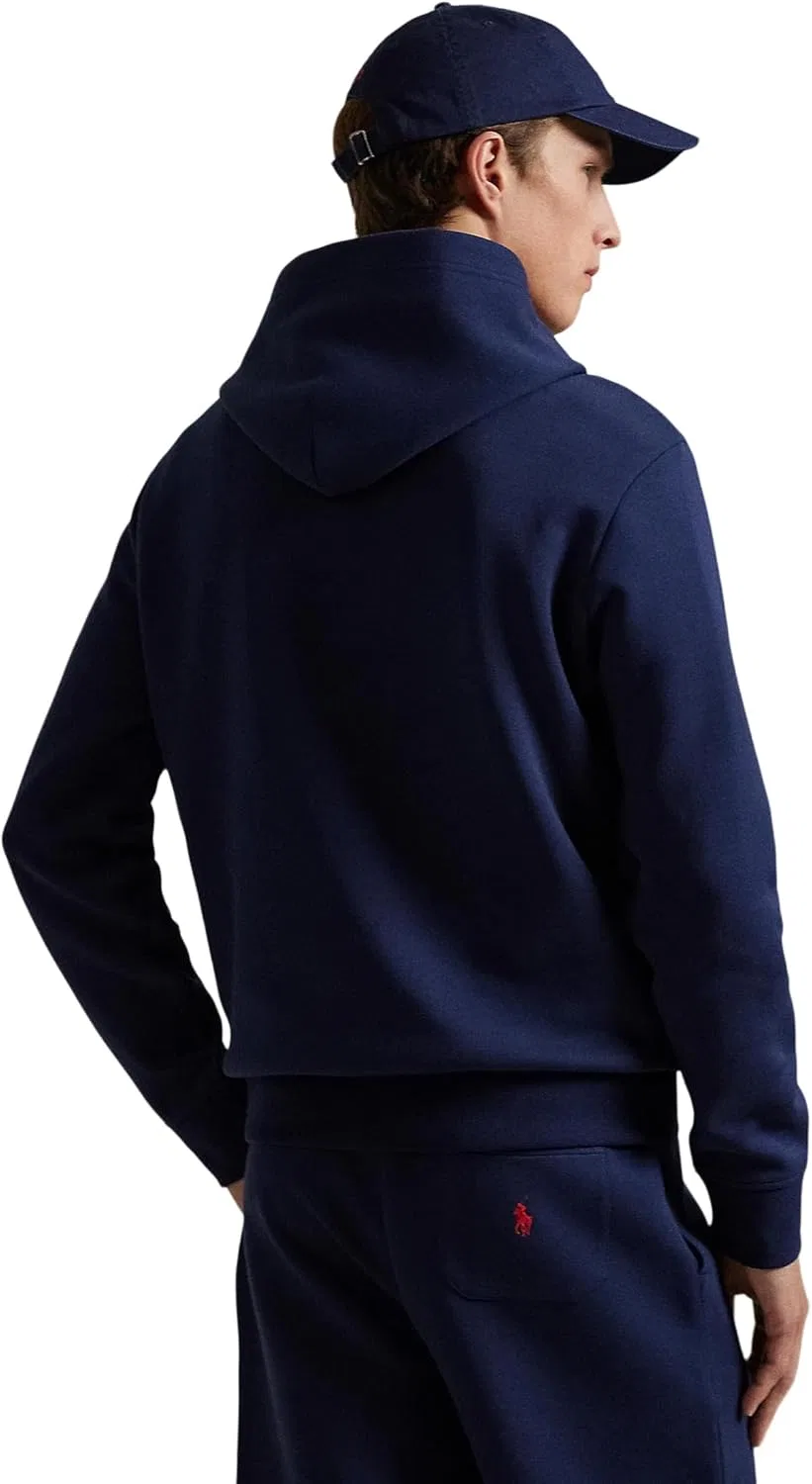 Мужская толстовка на молнии из двойной вязки POLO RALPH LAUREN, Cruise Navy — фото 2