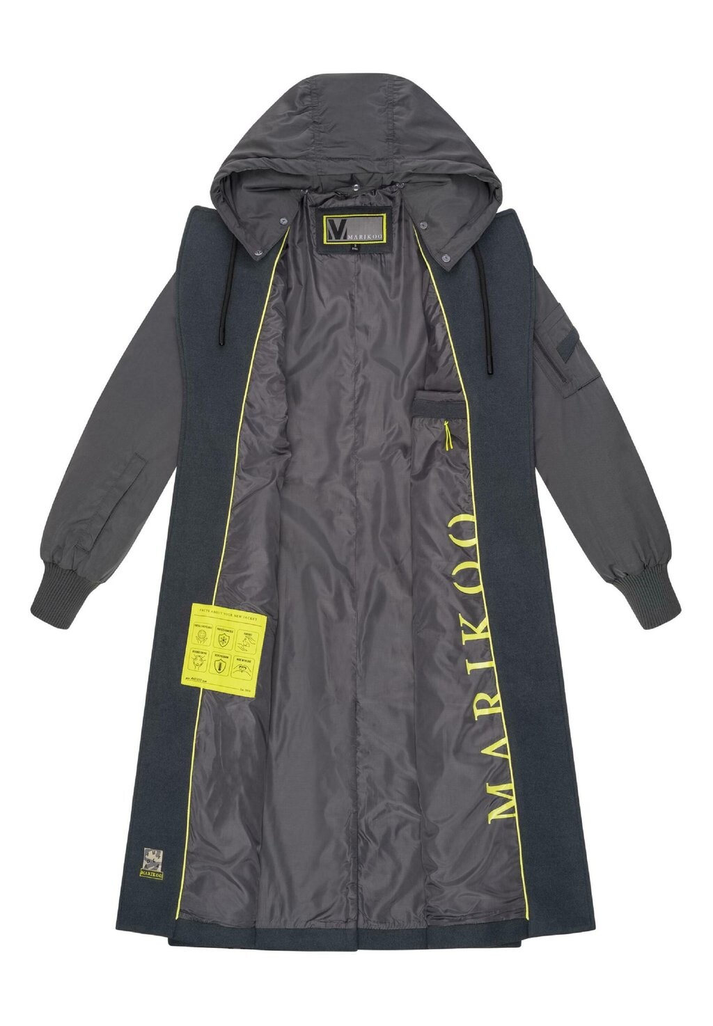 

Зимнее пальто TJADEE Marikoo, антрацит