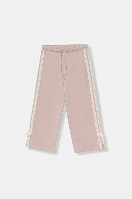 Детские спортивные штаны из 100% хлопка United Colors of Benetton, розовый