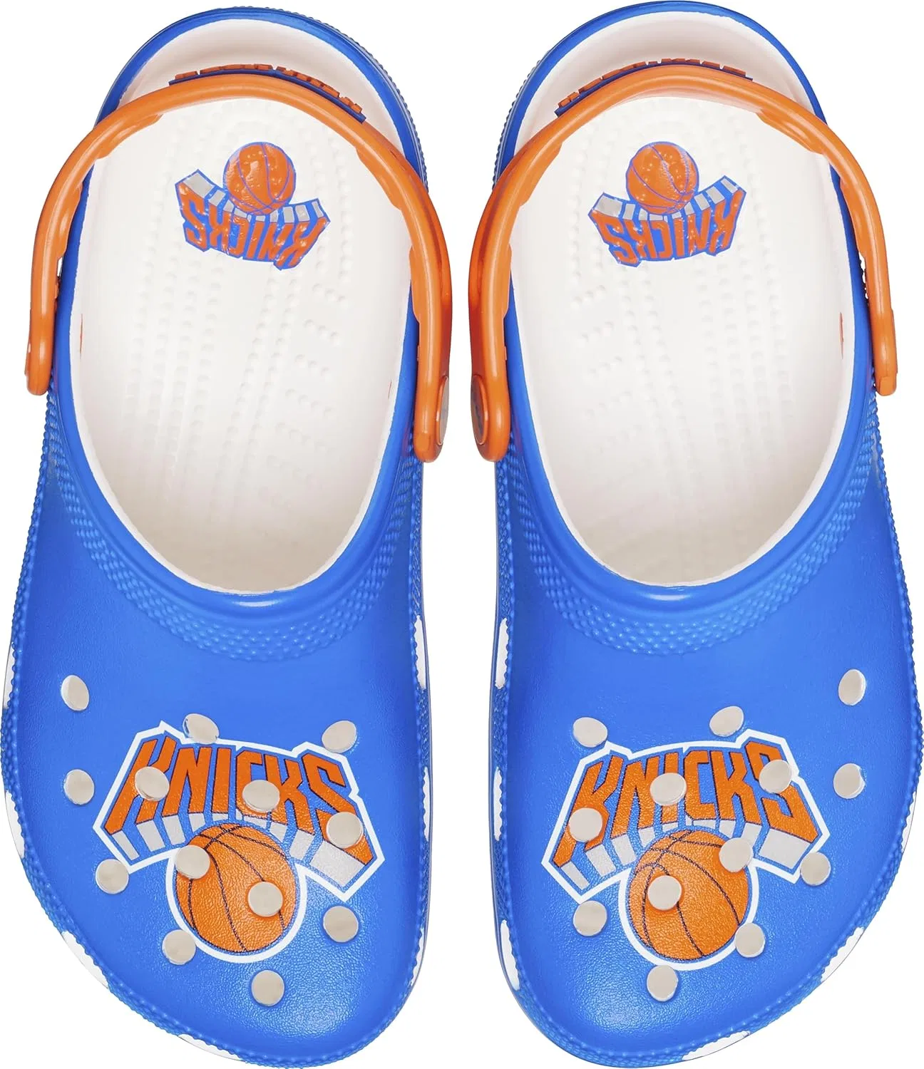 Crocs 207849 Классические ретро-курортные сабо унисекс, белые/огненные — фото 4