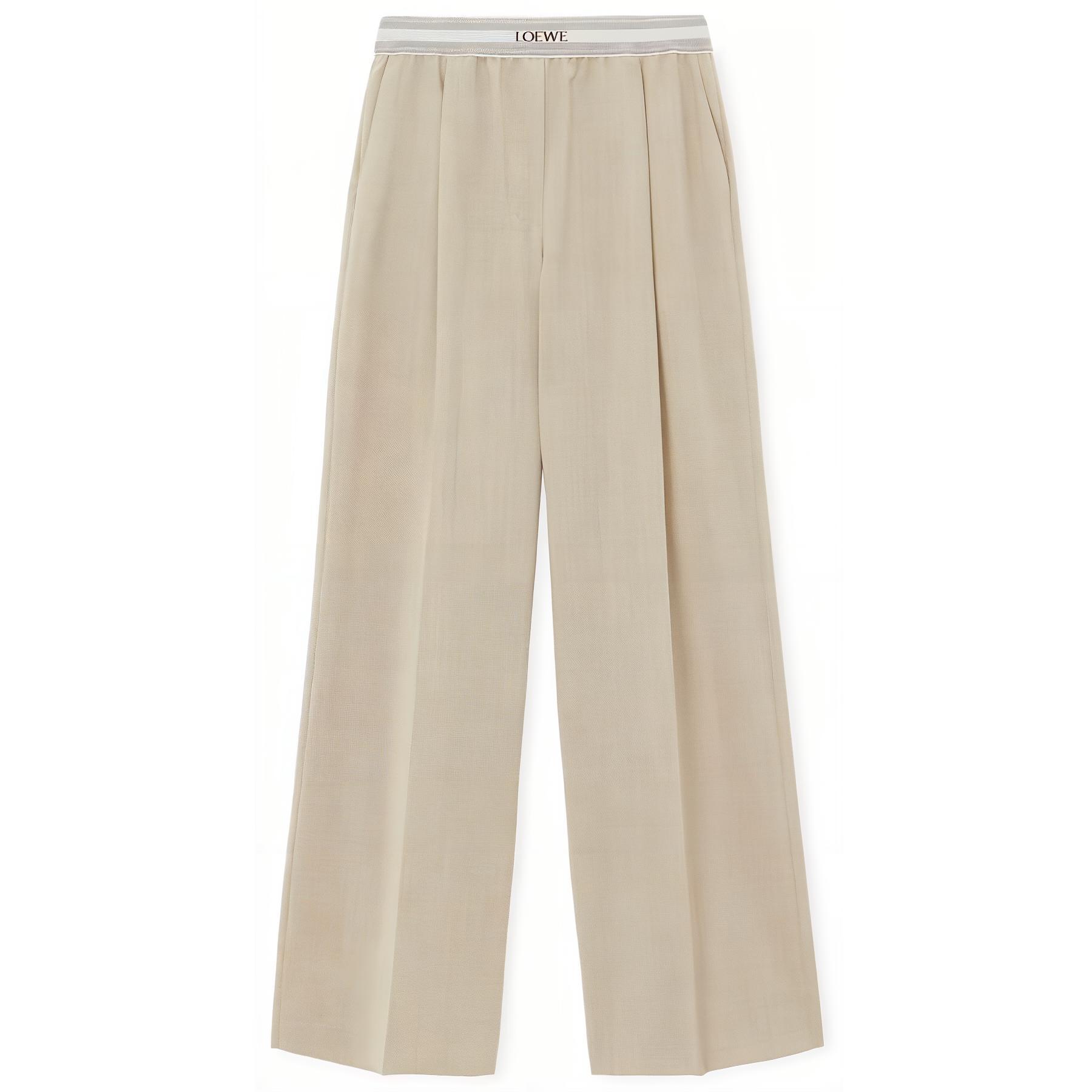 

Брюки прямого кроя Tailored LOEWE, светло-mixed бежевый