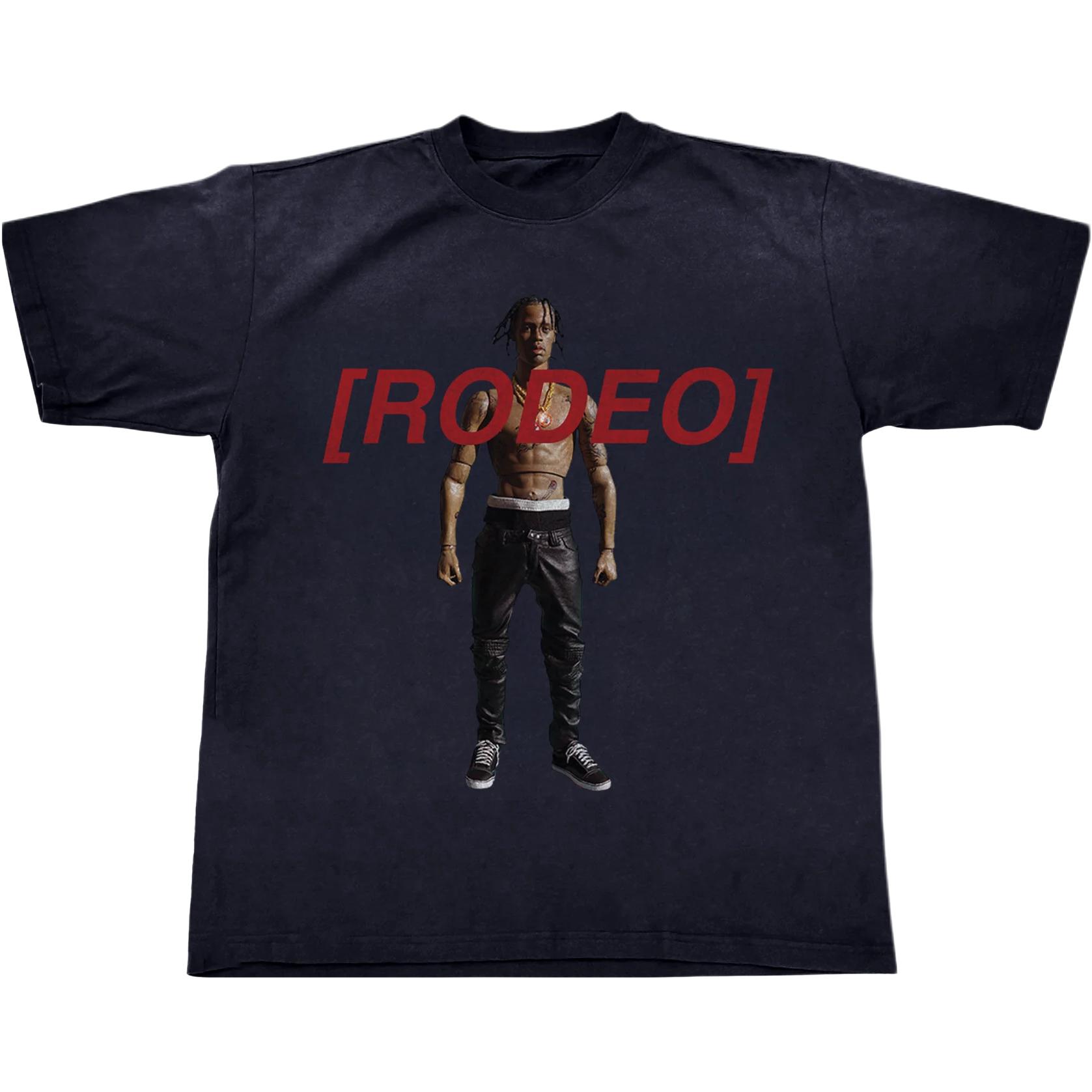 

Футболка унисекс FW25 RODEO 10 YEARS ACTION FIGURE TEE Travis Scott, черный