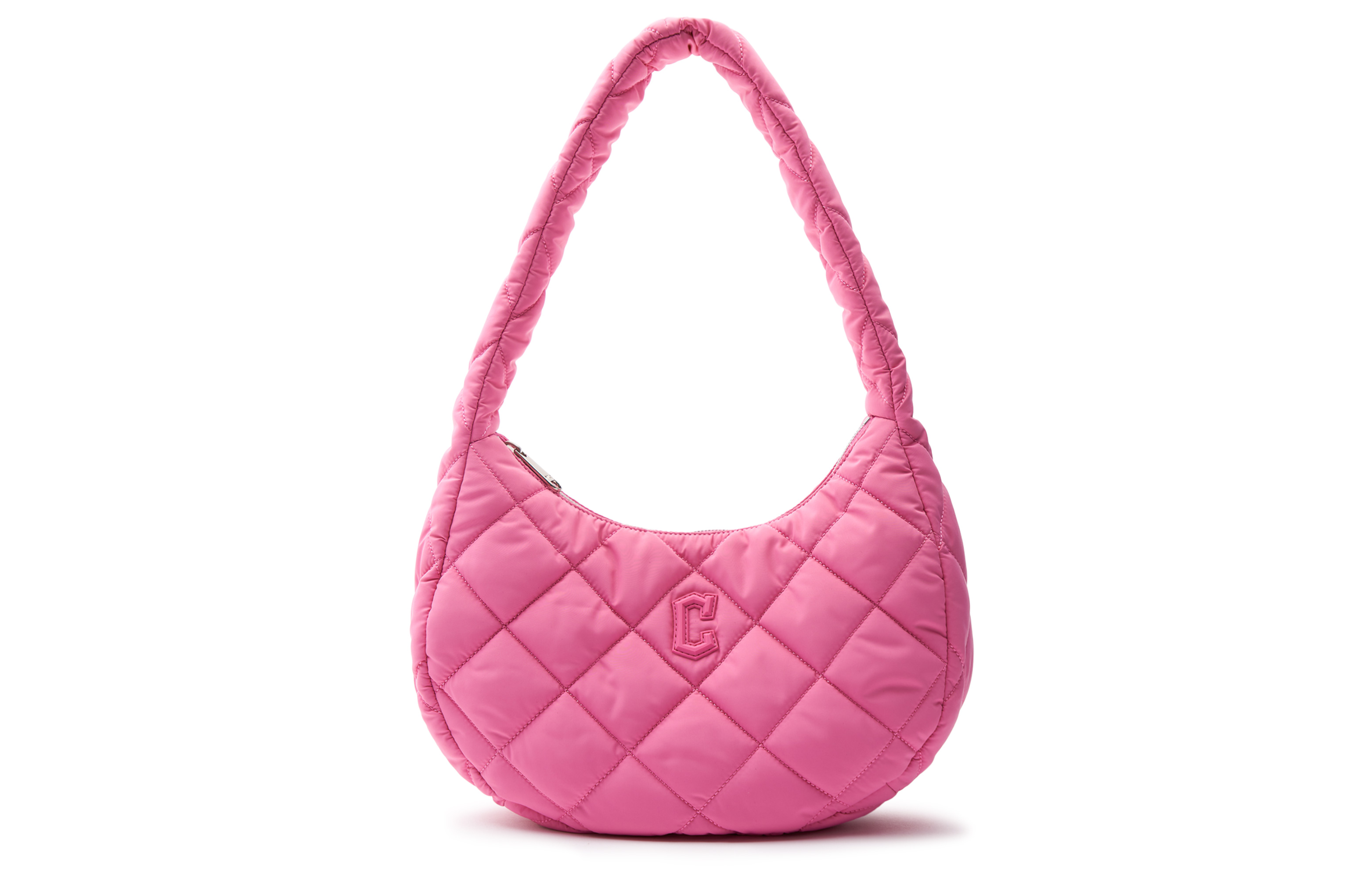 

MLB Полиэстеровая облачная сумка пельмень через плечо женская розовая