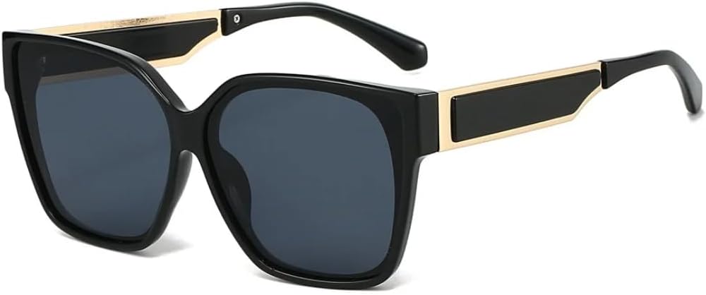 

Ретро-солнцезащитные очки с градиентом конфетных цветов для женщин, качественная контрастная оправа для мужчин, модные очки с защитой от УФ-излучения UV400 SZVVBKK, Black