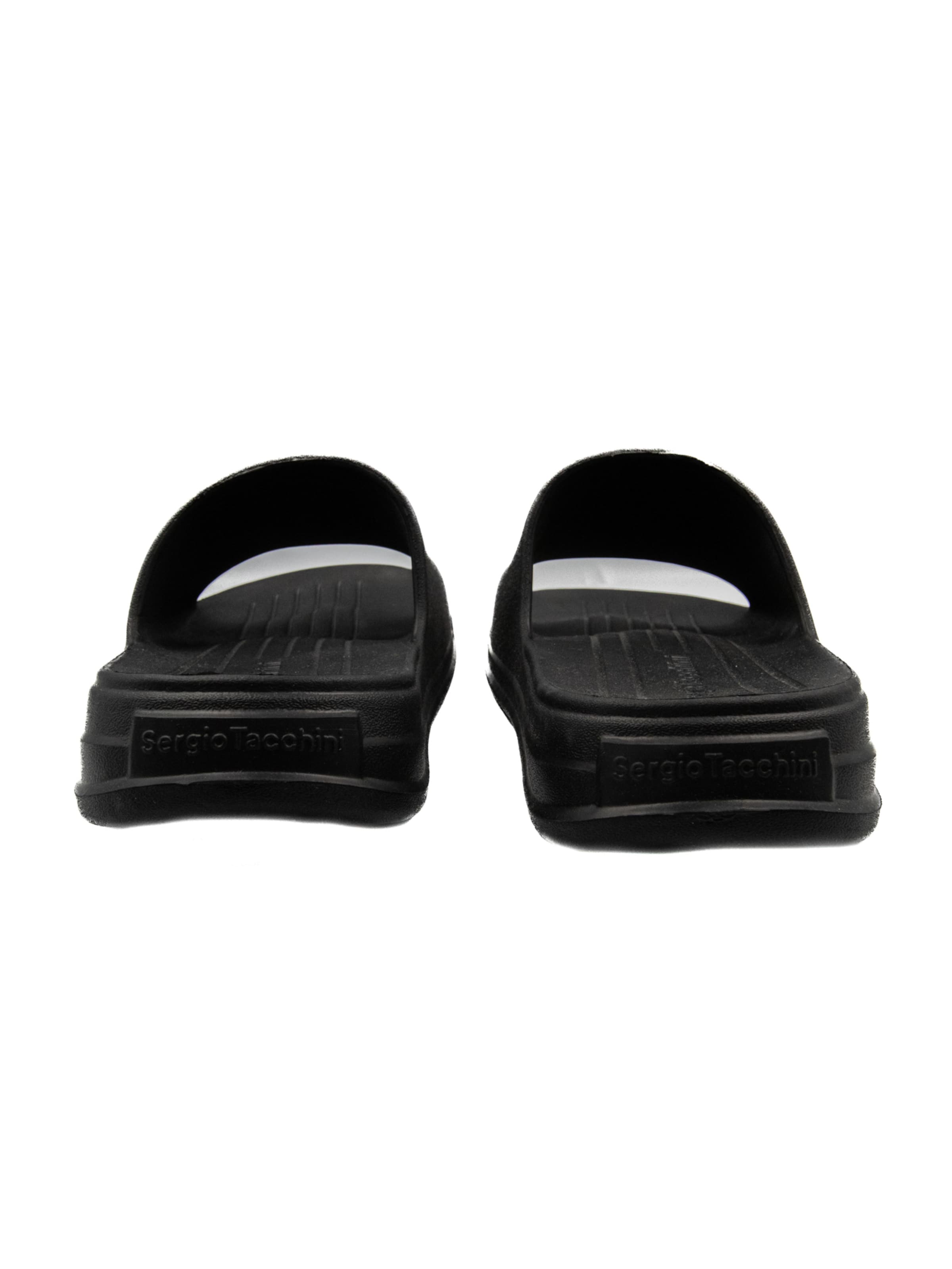 Sergio Tacchini Пляжные и бассейновые тапочки 'CUP SLIDE' в черном цвете — фото 4