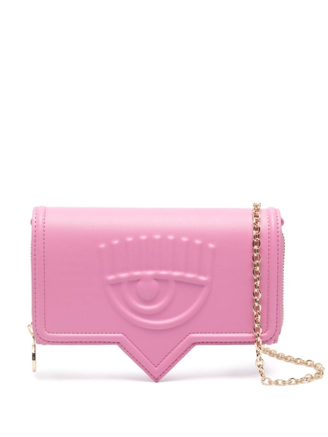

Chiara Ferragni кошелек Eyelike на цепочке, розовый