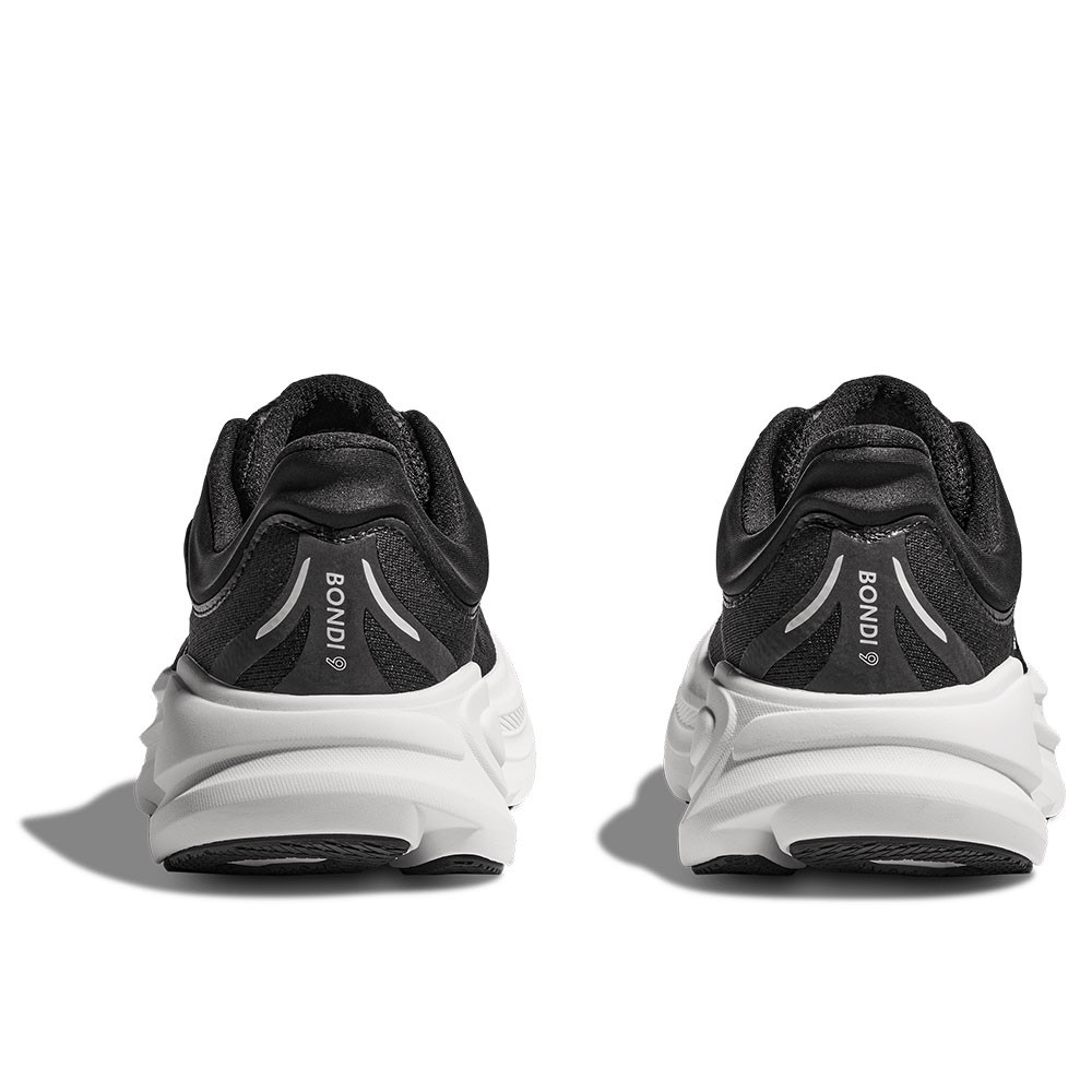 Беговые кроссовки Hoka Bondi 9 Wide (мужские), Black/White — фото 2