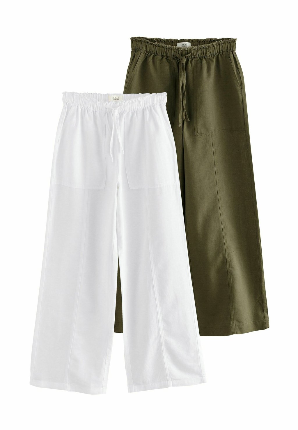 

Брюки REGULAR FIT - WIDE LEG PULL ON 2 PACK Next, зеленый
